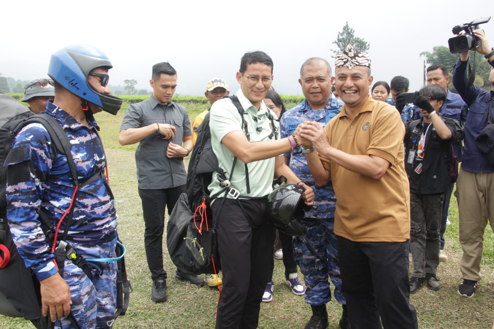 Besar Adwi Pj Bupati Subang Dampingi Menparekraf Kunjungi