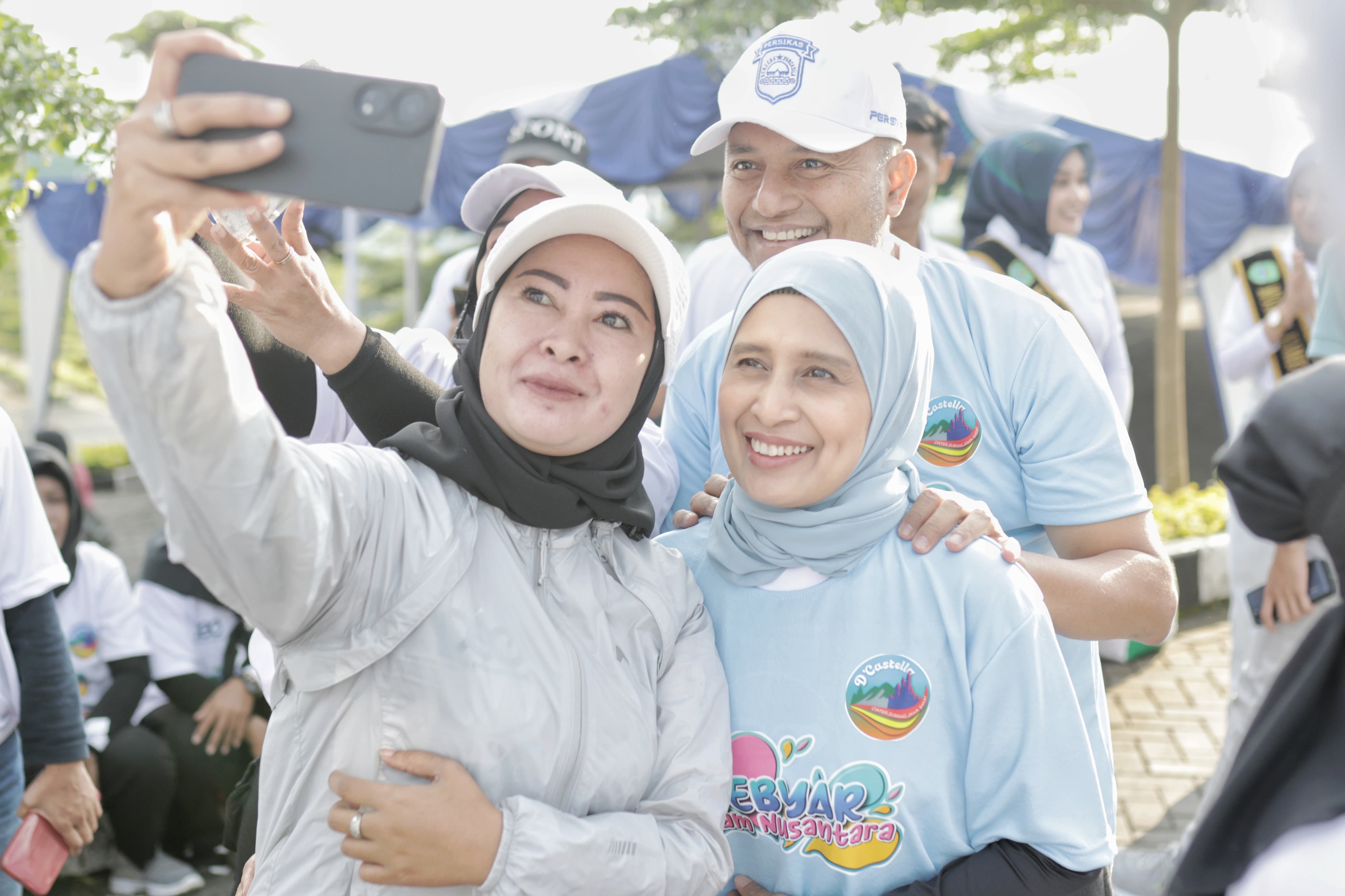 Hadiri Gebyar Senam D Castello Pj Bupati Subang Himbau Soal