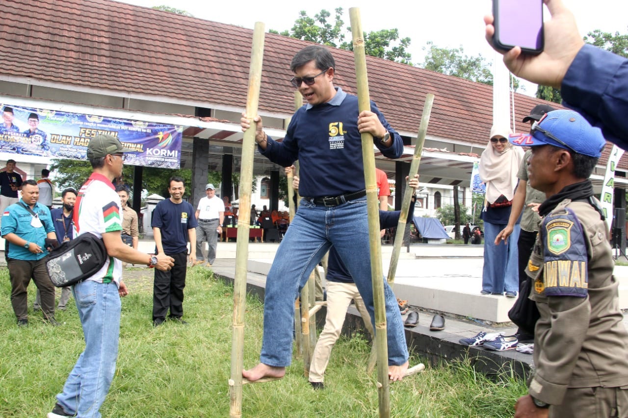 Festival Olahraga Tradisional Wabup Subang Upaya Kita Melestarikannya