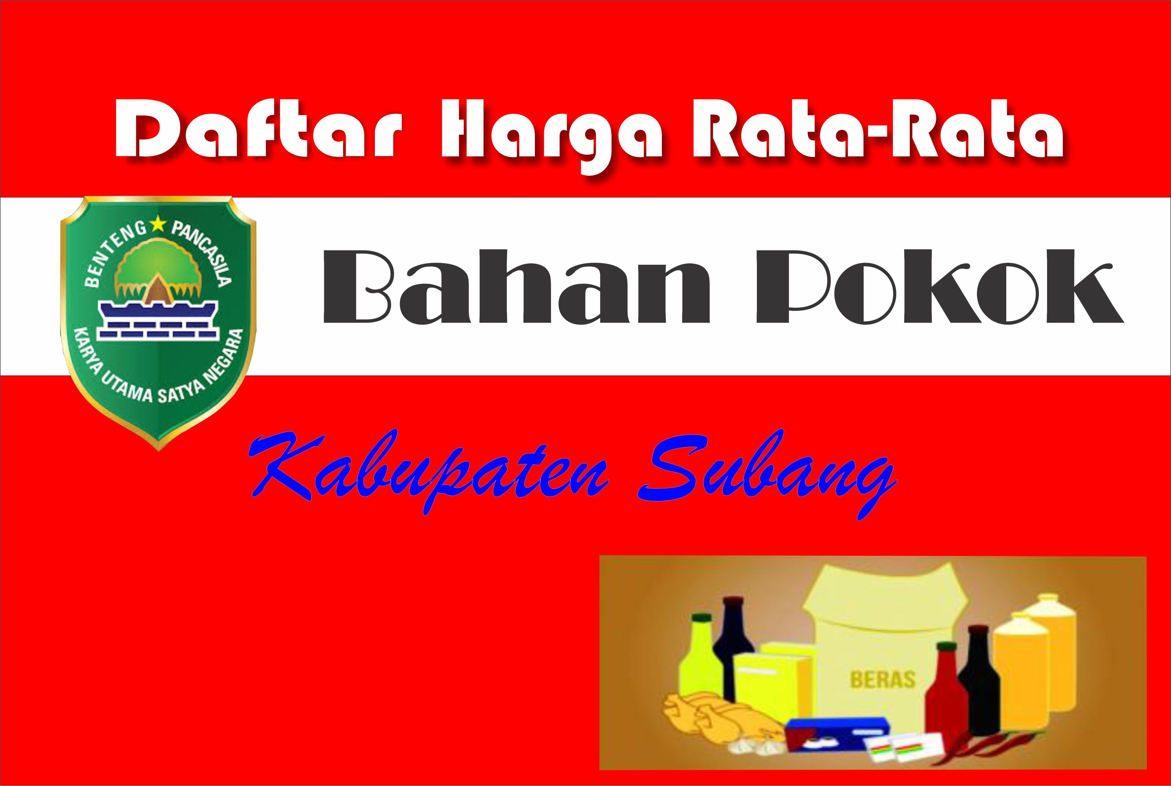 Daftar Isian Harga Rata Rata Beberapa Bahan Pokok Dinas Koperasi Umkm