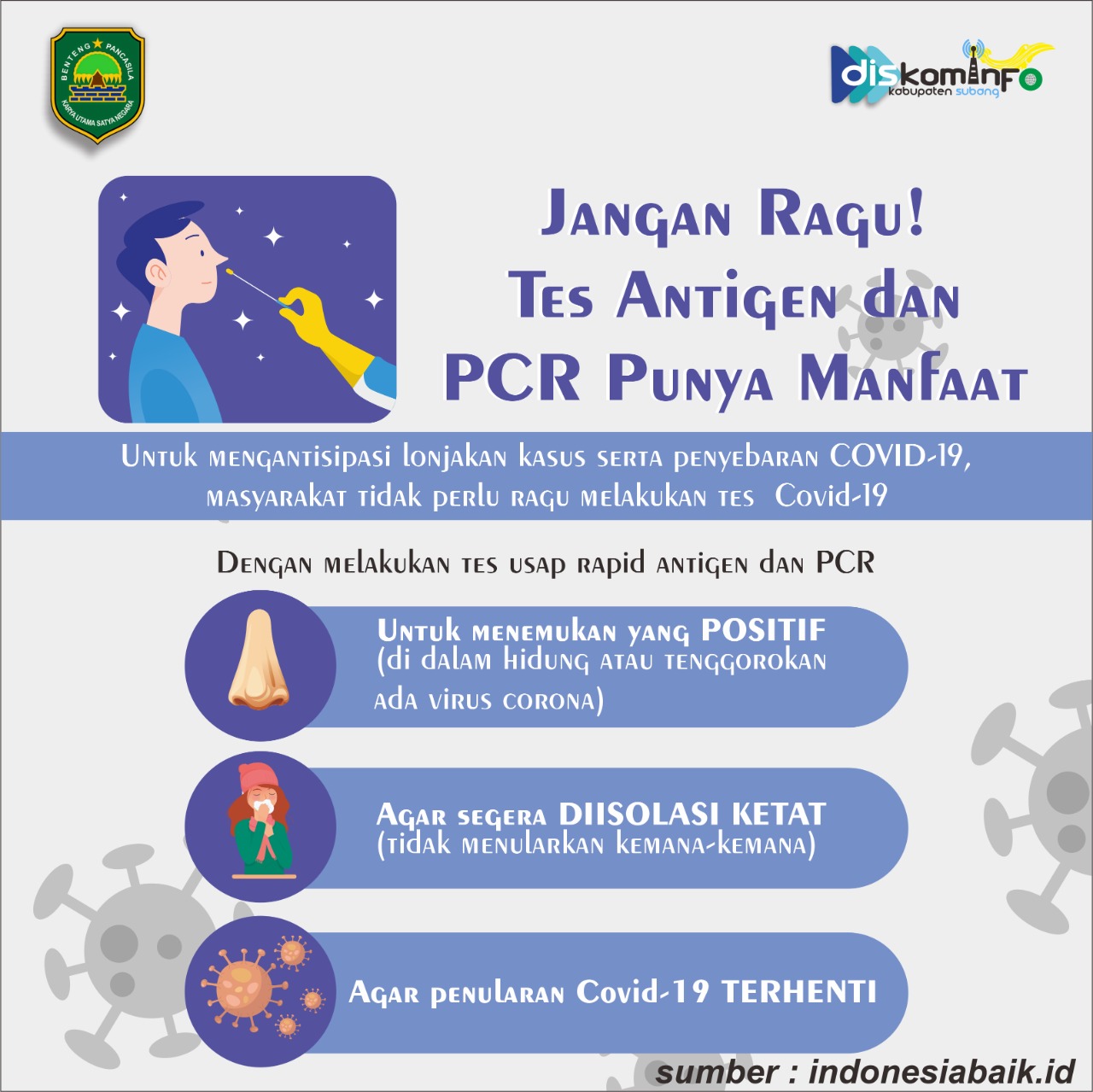 Jangan Ragu! Tes Antigen dan PCR Punya Manfaat (1)